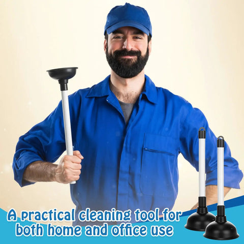 Heavy Duty Bulk Toilet Plungers 10 Pack Rubber Suction Cup Drain Pump With Plastic Handle Clog Remover Bathroom Supply for home use.