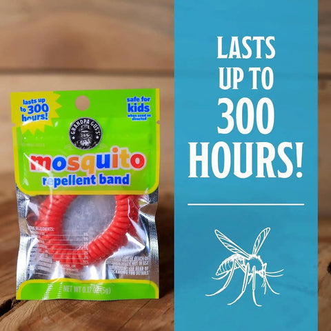 Packaged Mosquito Repellent Bracelets For Kids And Adults, DEET-Free, Plant-Based Essential Oils, Up To 300 Hours Of Outdoor Bug Protection