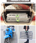 Adjustable Folding Scaffold Ladder Platform Work Stool 160x30cm 63x11.8in folded and portable for transport
