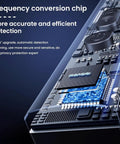 Close-up of frequency conversion chip on Hidden Camera Detector For Hotels And Travel, 6 Level Sensitivity Wireless RF Sweep