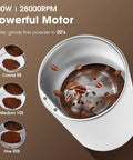 Mini Coffee Grinder 200W 28000RPM Stainless Steel Electric Powder Grinder For Coffee Beans Spices Herbs Nuts Seeds Grains