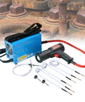 Heavy Hitter Magnetic Induction Heater Kit 1500 Watt Runs On 110 Or 220 Volts No Sweat with handheld tool, heating coils, and cables.