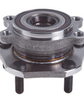 Front view of Front Wheel Hub And Bearing Assembly For Nissan Rogue 2014 2020 And Rogue Sport 2017 2022 Drop In OE Quality Heavy Duty Load Capacity ISO TS 16949 Certified Built To Last
