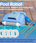 Must Have Pool Cleaner Replacement Kit With Climbing Ring Timing Track And Guide Wheels Pulley Gears For Dolphin Nautilus CC Plus M200 M400 M500 And DX Series Robotic Cleaners near pool