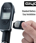 Close-up of Digital Shock Pump With 600 PSI Turbo Boost For Fast Suspension Inflation showing battery installation