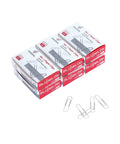 Durable Anti Rust Silver Paper Clips For Office School And Home Use One Point Three Inch Medium Clips 600 Count In Six Boxes Ready For Any Desk Setup