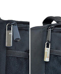 Zipper Pull Tab Replacement Metal Zipper Extender for Luggage Backpack and Suitcases snap on fix for missing pulls on black bag