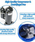 High quality rotary compressor and centrifugal fan for Heavy Duty Industrial Portable Air Conditioner 18700 BTU Knockout Spot Cooler.