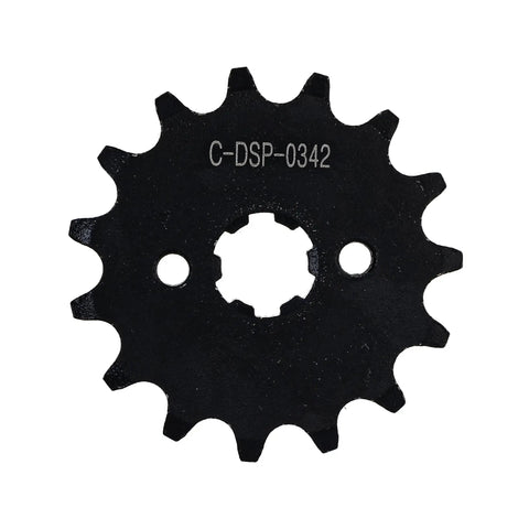 Honda Grom Drive Chain And Sprocket Combo 15T Front 34T Rear 420 X Ring Chain 106 Links sprocket front view