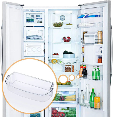 Refrigerator with door bin replacement part WPW10710203 W10710203 W10451871 W10463668 AP6023888 PS11757236, fits upper shelf