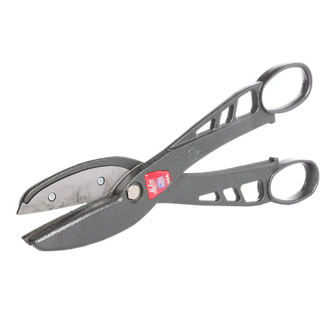 14 Inch Aluminum Snip For Quick Cuts And Trim Jobs, Multi Use Cutting Tool With Easy Blade Replacement, shown with big handles.