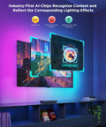 HDMI 2.1 AI Sync Box 2 With RGBWIC For 55 To 65 Inch TVs Delivers 8K 60Hz And 4K 144Hz, screen and lighting sync in gaming room
