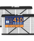 MERV 11 Replacement Furnace Filter Fits 16x25x4 Inches For AprilAire Whole House Air Purifier Models 1410 1610 2410 2416 3410 4400 Two Pack Great Value For Cleaner Indoor Air