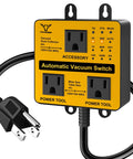 Stop Babysitting Your Shop Vac Automatic Vacuum Switch For Dust Collectors Triggers On With Power Tools dual outlet controller.