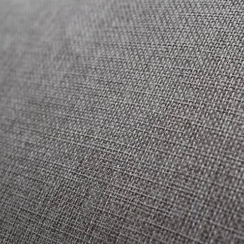 Texture close-up of woven cotton linen fabric used in Built Tough Foldable Storage Tubs With Slick Glide Bottom For Easy Tucking Under Beds And Closets