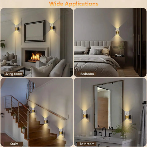 Straight Up Easy Dusk To Dawn Plug In Night Light With Smooth Slide Dimmer And Auto Sensor installed in living room and bedroom.