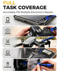 Pro 140-In-1 Computer Repair Kit With Magnetic Bits and 120 Precision Driver Bits used on phone, camera, drone, laptop, computer