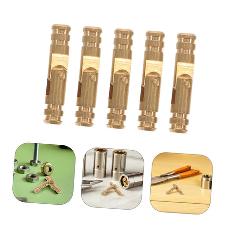 Brass Barrel Hinges 25 Pack For Jewelry Boxes And Small Cabinets Slick Hidden Concealed Cylindrical Hinges 4x20mm
