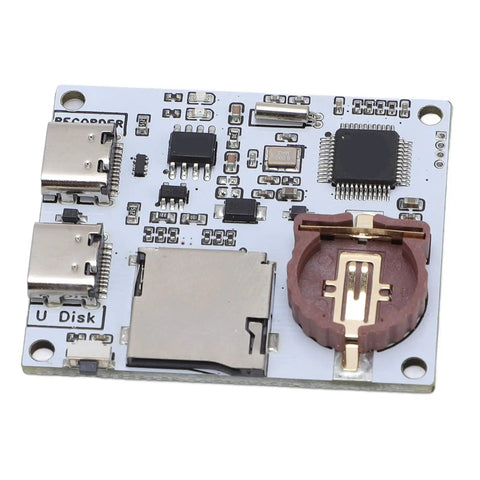 Slick Serial Port Recorder Module With Memory Card Adapter For Hassle Free Timestamp Logging Plug And Chug Usb Type C Hub Hella Smooth Data Archive Gadget For The Tech Crew Today, showing USB-C connectors and SD slot.