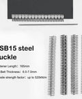 Six Point Eight Inch Lacing Splice Belt Fastener Set Two Piece Stainless Steel Rivet Fasteners for Baler Belts With Pins