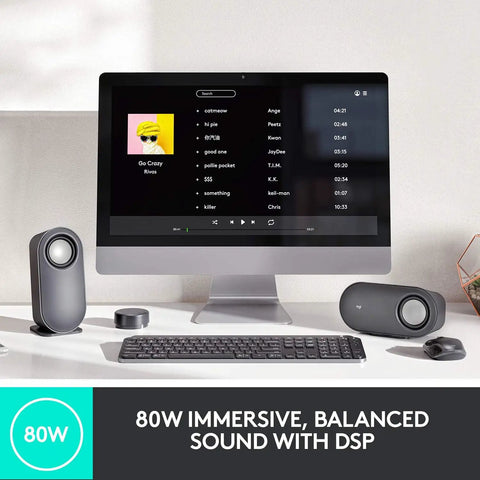 Z407 Bluetooth Computer Speakers With Subwoofer And Wireless Control Deliver Immersive 80W Peak Power Sound Premium Audio setup