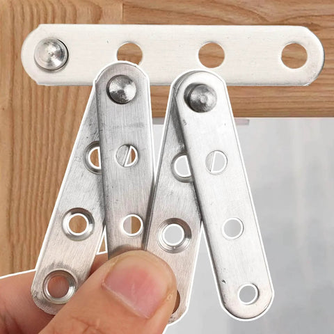 360 Degree Door Pivot Hinge Set For Furniture Cabinets Premium Stainless Steel Durable Invisible Support Hinge shown in hand