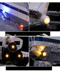 LED Lighting Kit For 10360 Space Shuttle Carrier Aircraft Lighting Set Only No Model Included, showing closeup of light effects