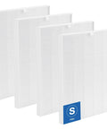 4 Pack C545 Replacement Filter S For C545 Air Purifier, Compatible With Filter S 1712-0096-00 And 2522-0058-00, HEPA