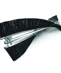 Heavy Hitter 42 Inch Ground Sweeper Featuring 22 Cubic Foot Hopper And Patented Spiral Polypropylene Brushes showing detailed bristles and design.