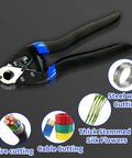 Kickass Heavy Duty Cable Cutter For 3/16 Inch Aluminum And Copper Wire Rope showing ergonomic non-slip grip and cutting edge.