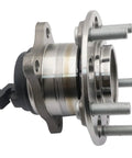 Rear Wheel Axle Head And Hub Bearing Kit Beefed Up Direct Replacement For Kia Forte 2019 2023 Hyundai Elantra GT 2017 2020 And Hyundai Ioniq 2017 2020 52730F0000 showing side view.