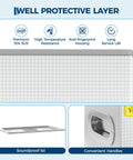 Serious Muscle 10 Liter Ultrasonic Cleaner featuring 40khz frequency with soundproof lid and convenient handles.