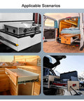 Heavy Duty Drawer Slides With Locking Rails And Full Extension Side Mount Ball Bearing Glides 500 Lbs Load Capacity