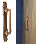 Door Pull Handle Barn Door Style Antique Zinc Alloy Handle for Cabinets and Drawers Indoor Outdoor Use Built to Last Sturdy