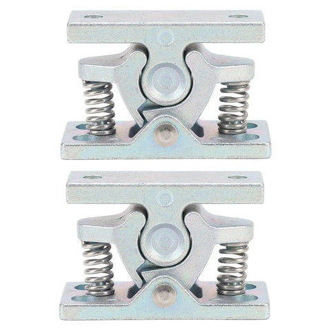 Heavy Duty Double Roller Door Catch For Rv And Trailer Secure Spring Loaded Zinc Alloy Stopper close-up view of dual springs and locking mechanism