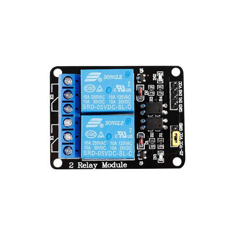 Two Channel 5V Relay Module With Optocoupler Low Level Trigger Expansion Board Plug And Play For Arduino Raspberry Pi ESP32 ESP8266