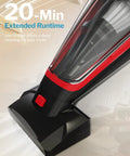 Pet Hair Handheld Vacuum Cordless With Rechargeable Battery Motorized Brush close-up showing design and features