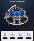 Front Wheel Hub Bearing Assembly 5 Lug With ABS OE 513179 featuring safe reliable design
