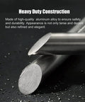 Close-up of aluminum bars showcasing material for Heavy Duty Aluminum Sliding Barn Door Handle Set With Double Sided Pull 47.2 Inch Bar