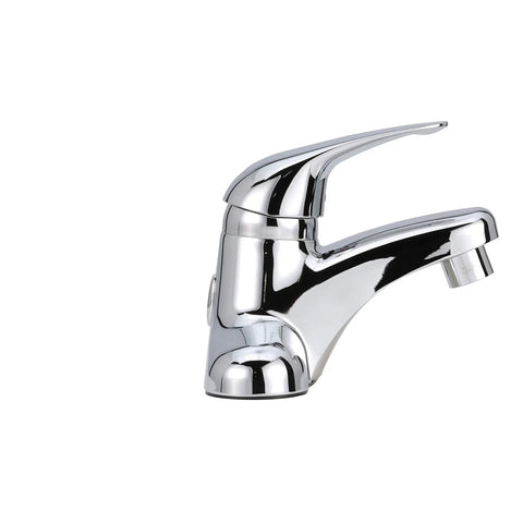 Single-Control Deck Mount Lavatory Faucet In Chrome With 5-Inch Spout And Eight Flow Options From 0.35 Gpm To 2.2 Gpm Including Aerated