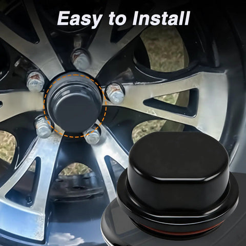Two Pack Trailer Bearing Dust Cap With O Ring Grease Cover for Dexter Vortex Marine Trailers and Boat Hubs on wheel