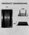 Product dimensions for Hide A Spare Key In Plain Sight With This Real Looking Rock Key Holder, 2.6x1.7x0.85 inches shown