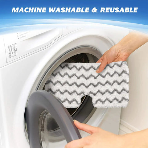 3 Pack Steam Mop Replacement Pads With Scrub Strips Microfiber washable pads in washing machine for sealed hard floors S3500 Series
