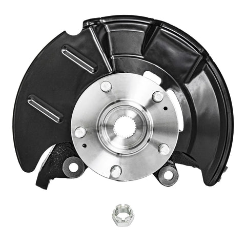 Front Left Steering Knuckle With Wheel Bearing Hub Assembly For 2007 2012 Hyundai Elantra Driver Side Replacement ABS Models Only