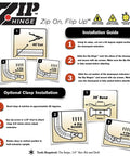 Installation guide for Downspout Gutter Hinge Set 2 Pack Universal Fit For 2x3 3x4 And 5 To 6 Inch Gutters No Skills Required Easy DIY