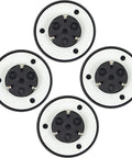 Four Pack Spindle Hub CD Holder Replacement Tray with beads for PS1 PSX CD DVD Player laser head kit top view