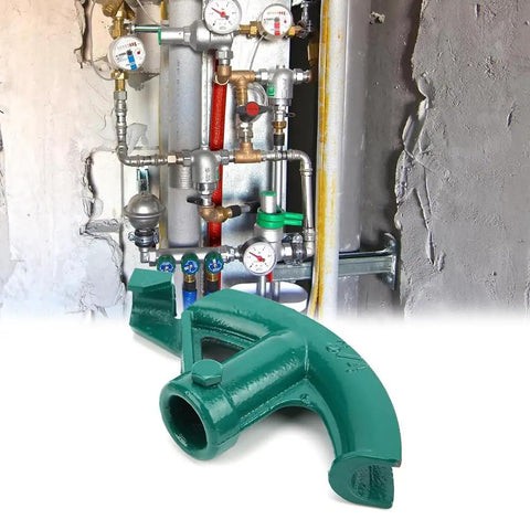 Lwuey Steel Pipe Bender Port Aluminum Cast Tube Bending Tool Conduit Hand Benders showing heavy-duty design for hydropower projects.
