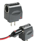 Slick AC To DC Converter Cigarette Lighter Adapter For Wall Plug Ride Ready Car Charger 120V To 12V, compact and durable design.