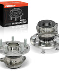 Beefed-Up Rear Wheel Bearing And Hub Assembly Pair For Toyota RAV4 1996 2003 5-Lug Non ABS FWD Only Direct Fit OEM Quality