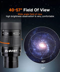 SV135 Zoom Eyepiece for 1.25 Inch Telescopes With 7 To 21mm Adjustable Focal Length And Dielectric Mirror Star Diagonal